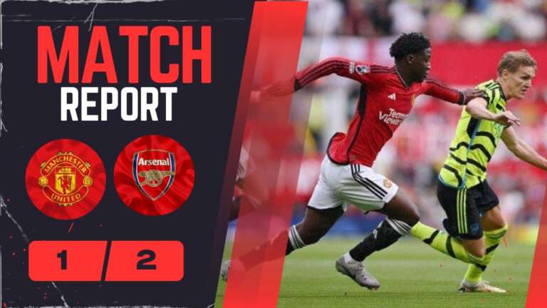 Manchester United vs Arsenal | Result : 1-2 | MU Win Penalty Shootout game