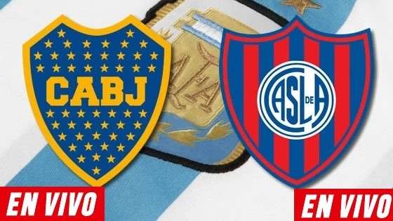 BOCA JUNIORS VS SAN LORENZO LIGA PROFESIONAL ENVIVO