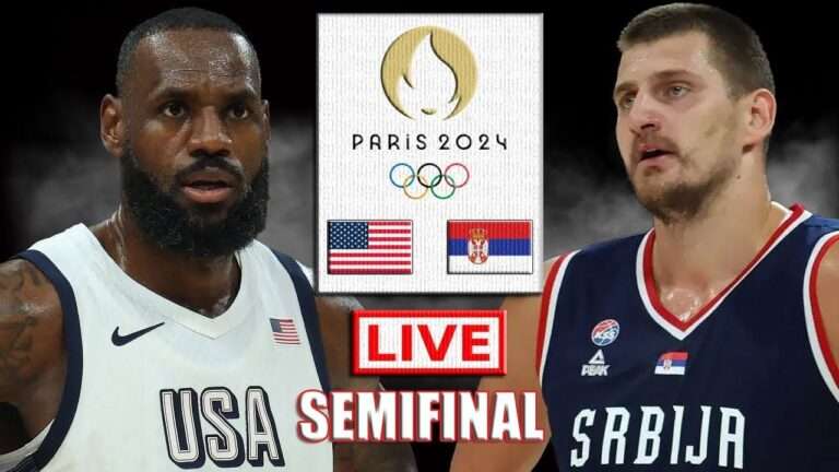 USA vs Serbia Olympic Paris LIVE